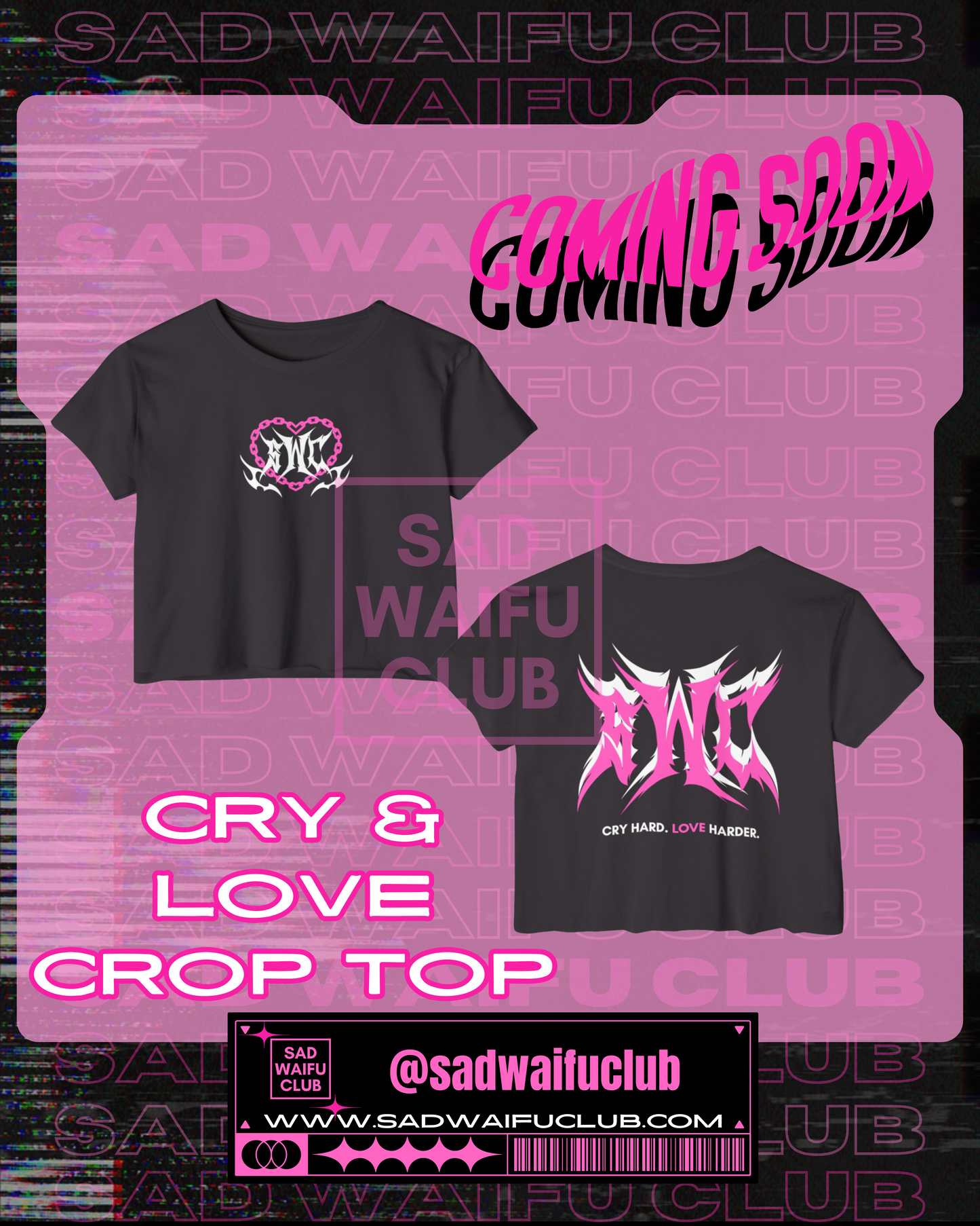 Cry & Love Crop Top