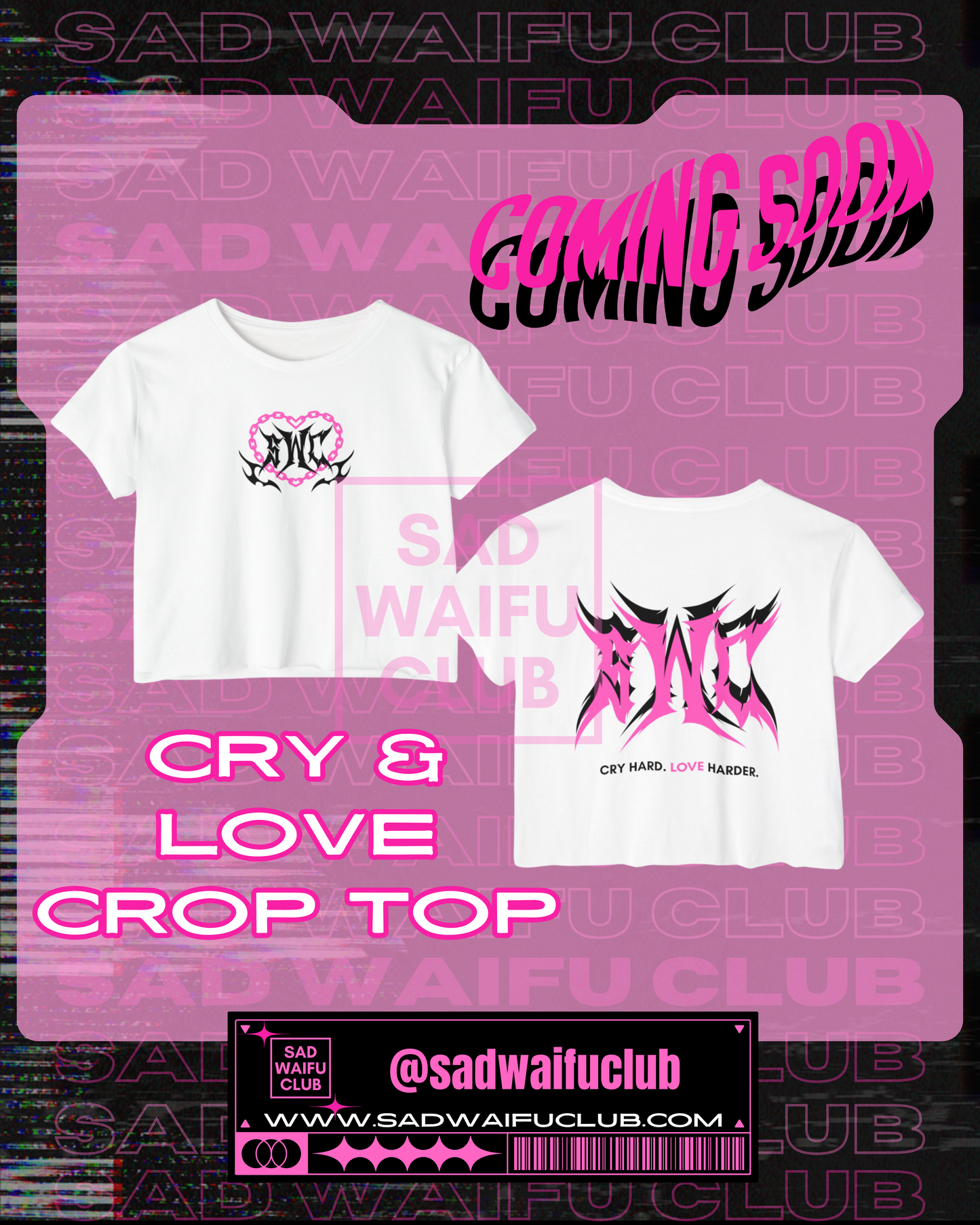 Cry & Love Crop Top