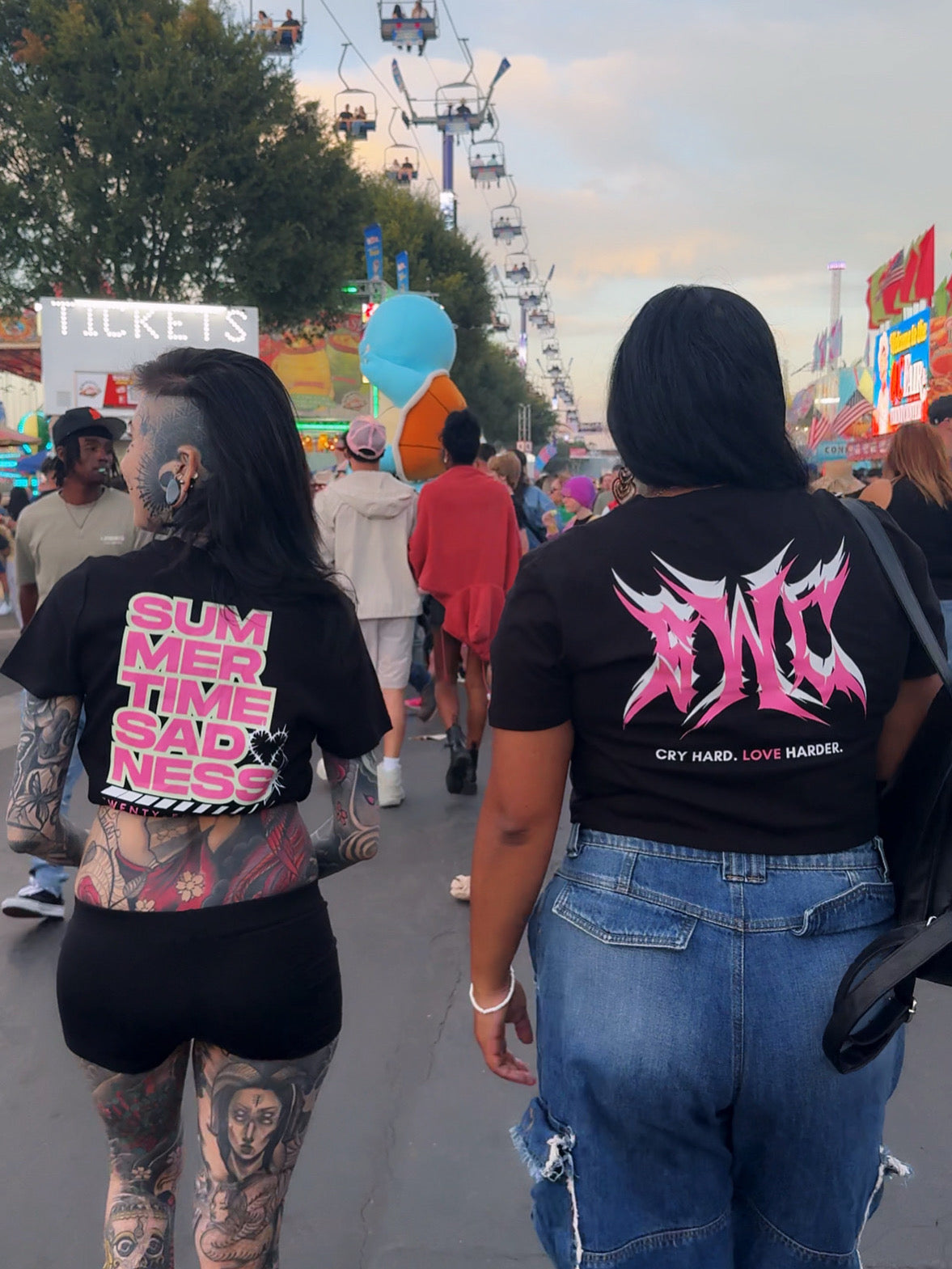 Cry & Love Crop Top