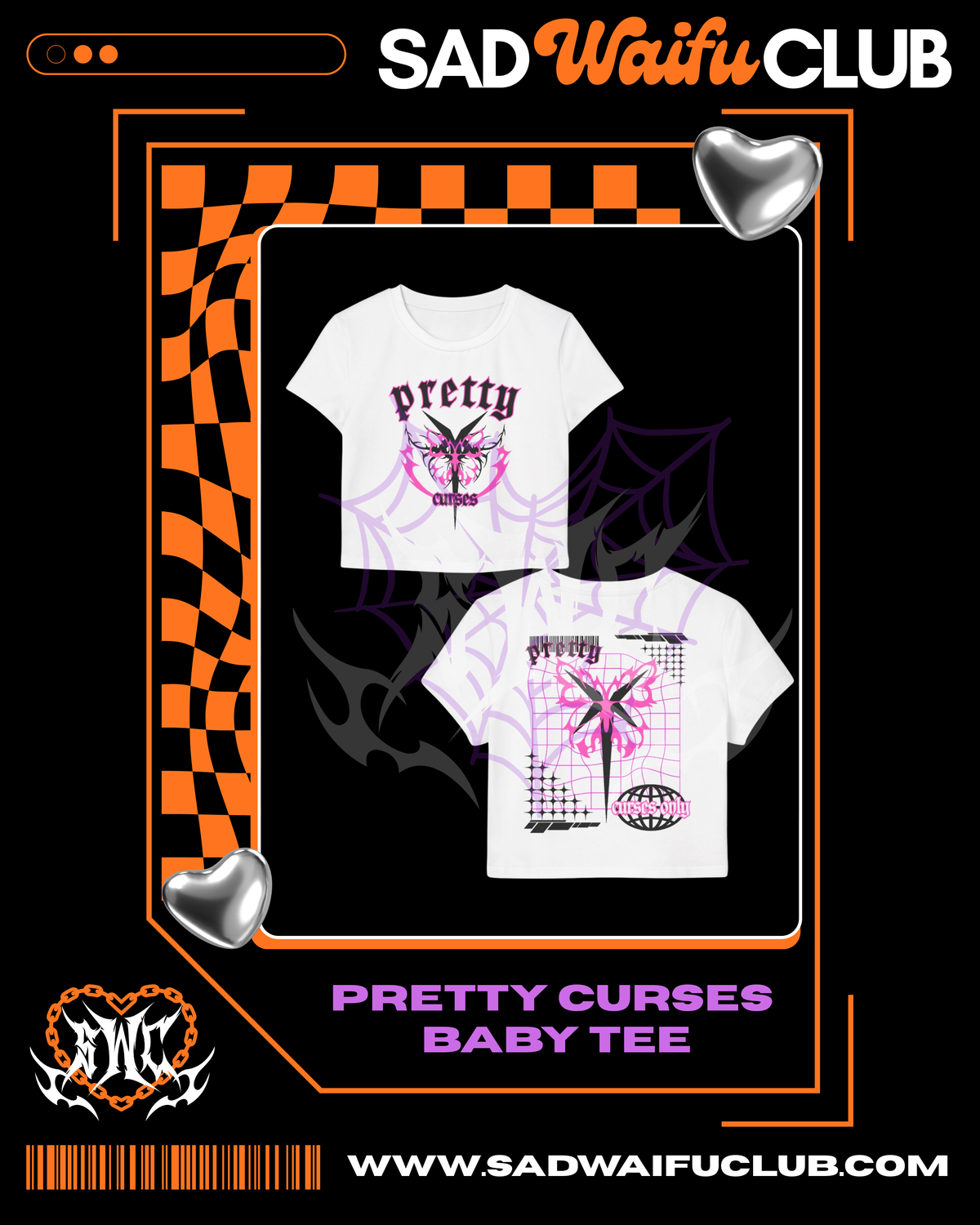 PRE-ORDER - Pretty Curses Baby Tee