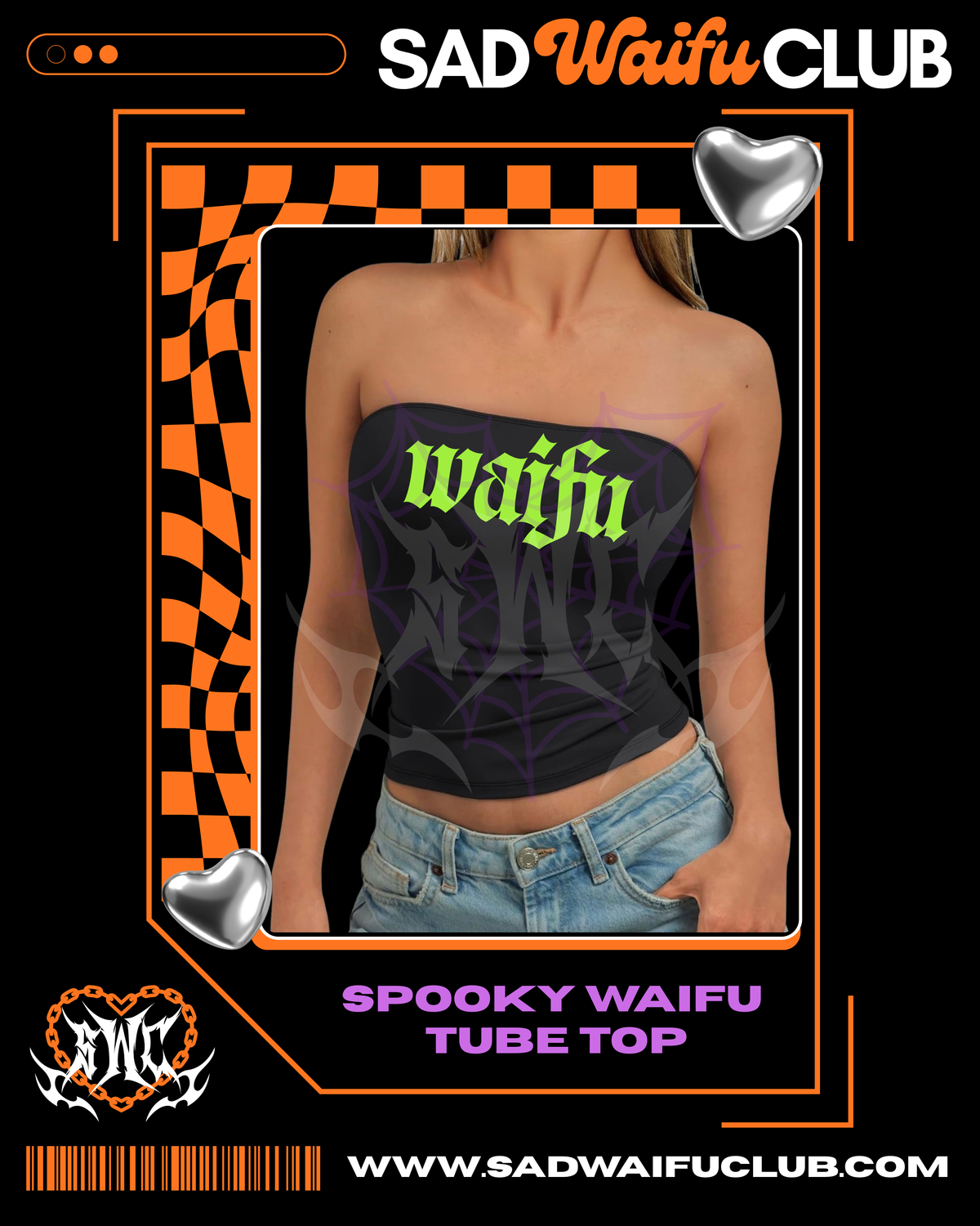 Spooky Waifu - Tube Top