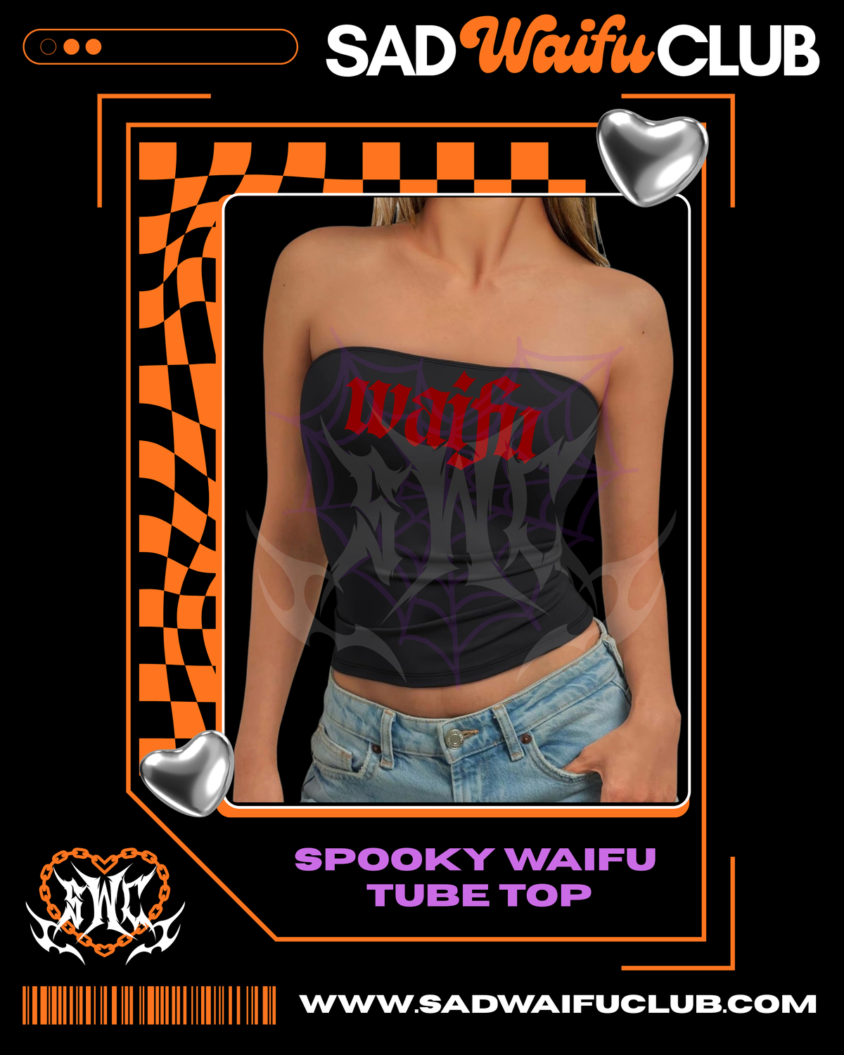 Spooky Waifu - Tube Top