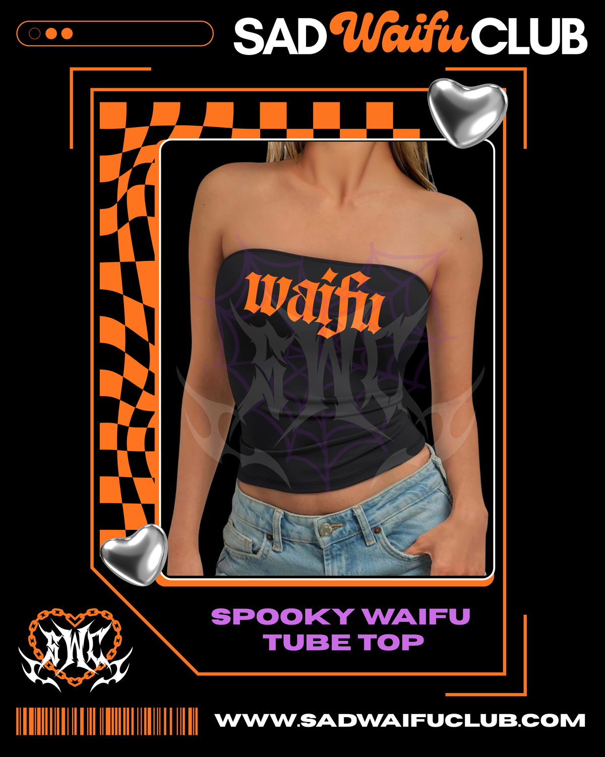 Spooky Waifu - Tube Top