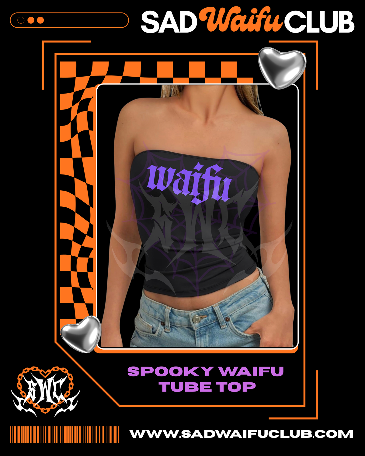 Spooky Waifu - Tube Top